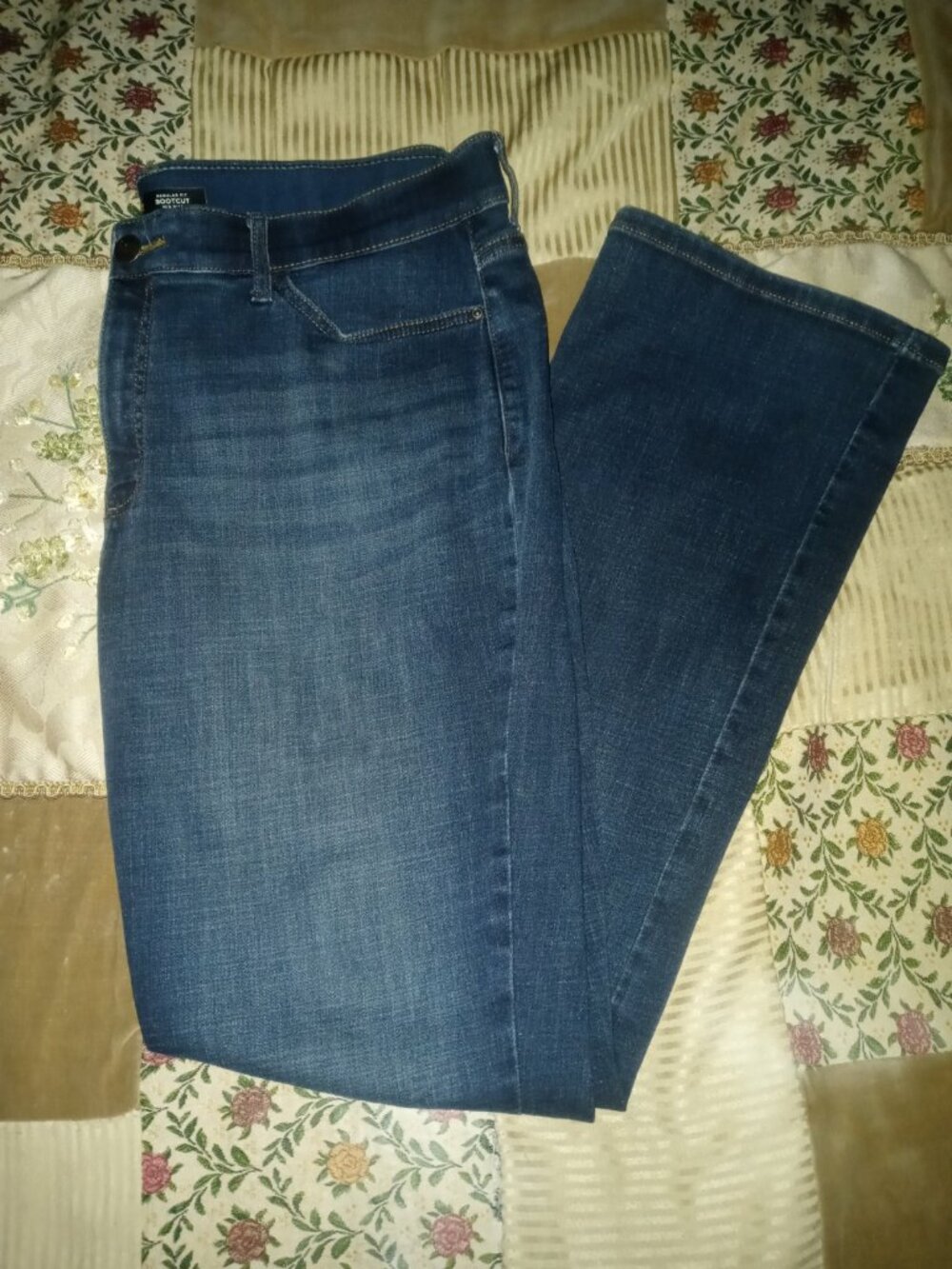 Lee Dark Wash Bootcut Denim Jeans Size [18 Long]